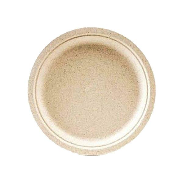 Green Wave International OV-P007 PE 7 in. Bagasse Ovation Round Plate OV-P007  (PE)